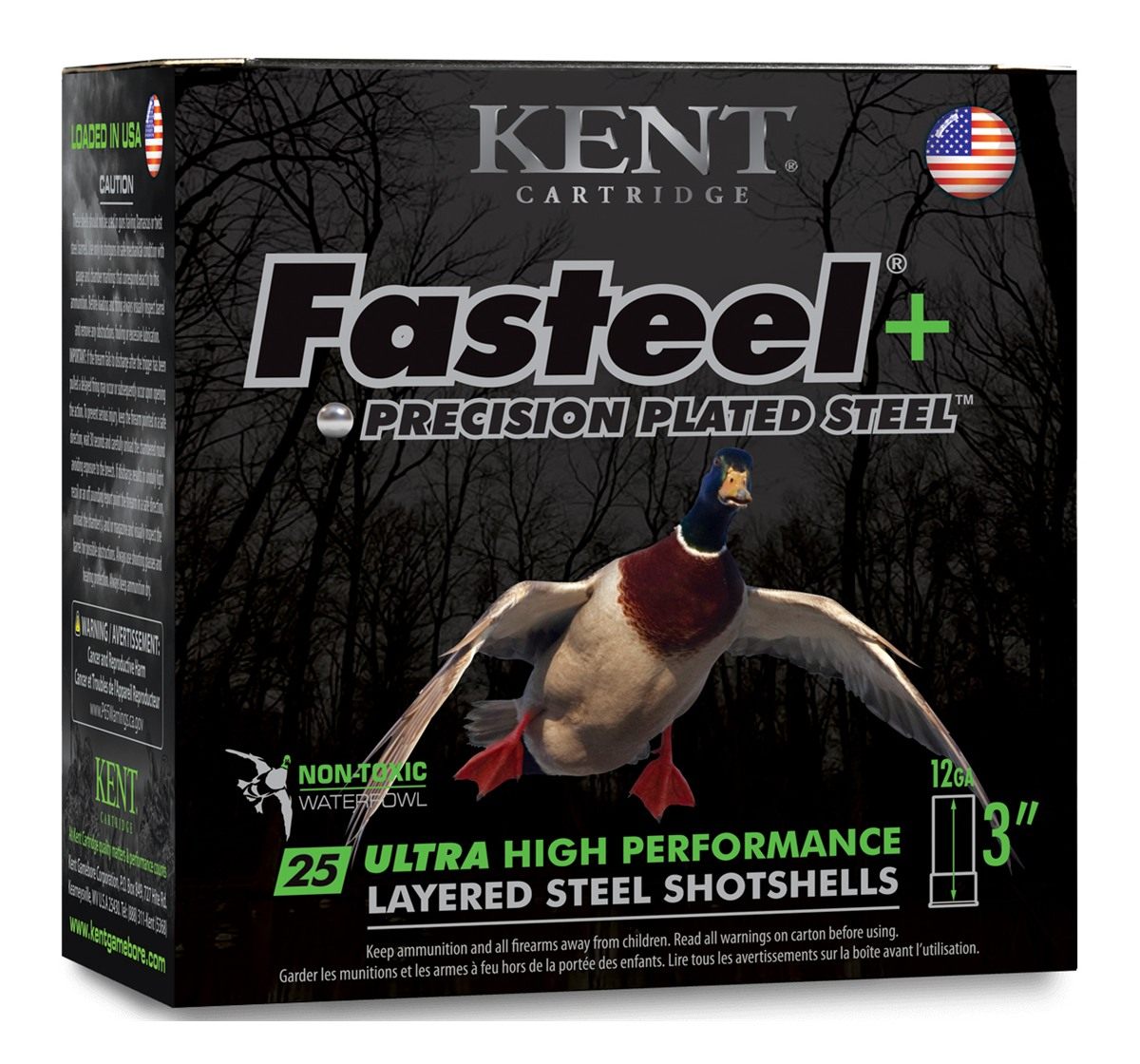 Kent Cartridge K203FSP284X6 Fasteel + Waterfowl 20 Gauge 3in 1 oz 4/6 Shot
