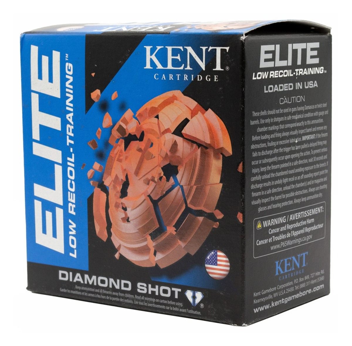 Kent Cartridge E12LB248 Elite 12 Gauge 2.75in 7/8oz 8 Shot 25 Per Box/10 Ca view 2