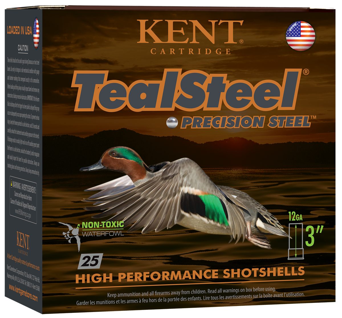 Kent Cartridge America KTS123366 TealSteel Precision Steel 12 Gauge 3in 1 1