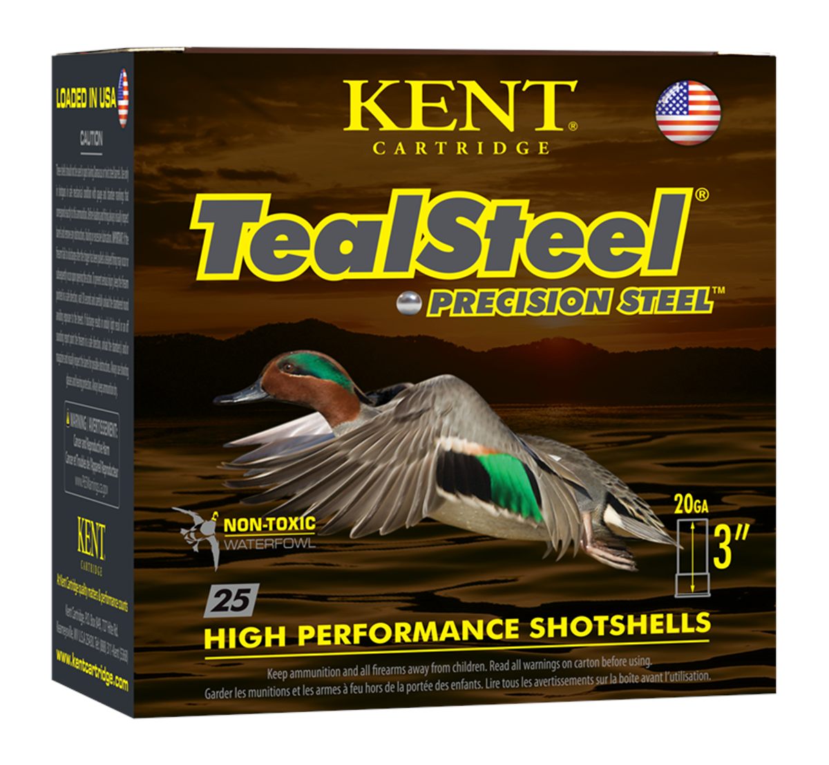 Kent Cartridge KTS203286 TealSteel Precision Steel 20 Gauge 3in 1oz 6 Shot