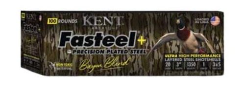 Kent Cartridge Fasteel+ Precision Plated Steel Bayou Blend Shotshells 20ga view 2