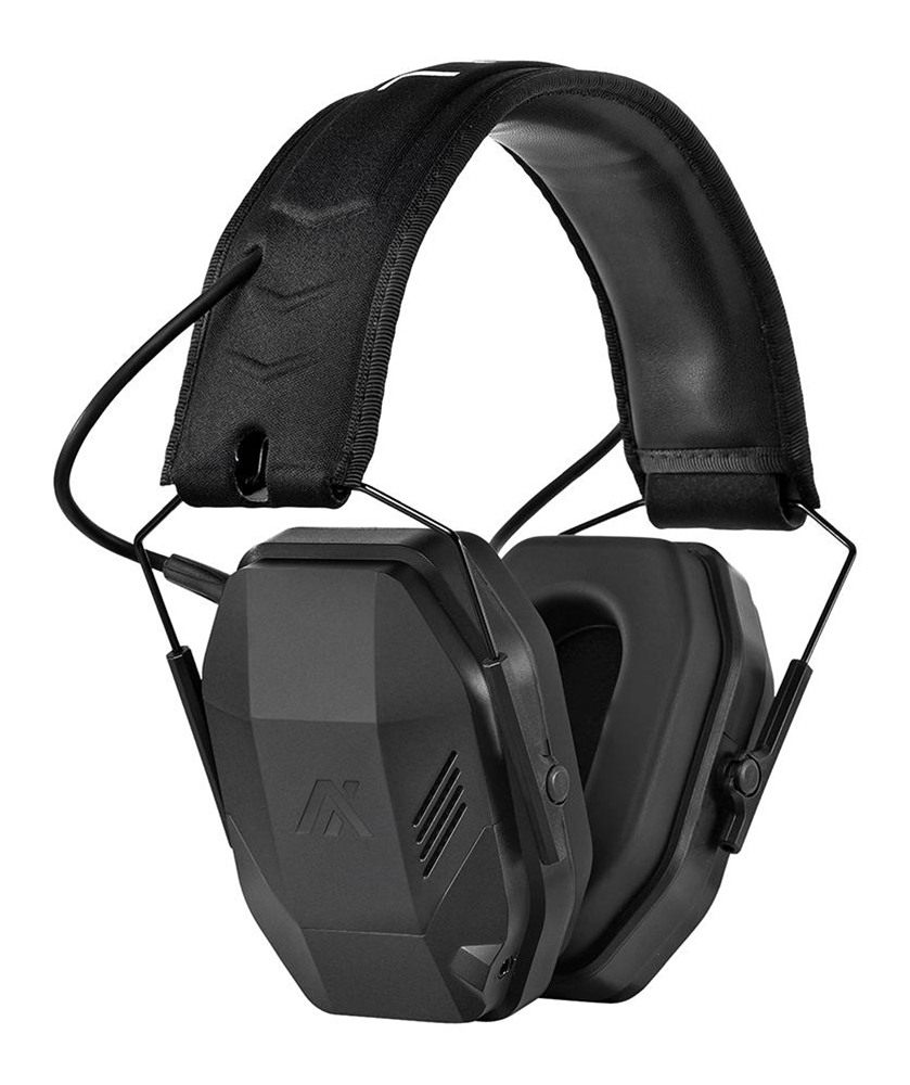 Axil MXELEE Electronic Earmuffs 30 dB Over the Head Black view 3