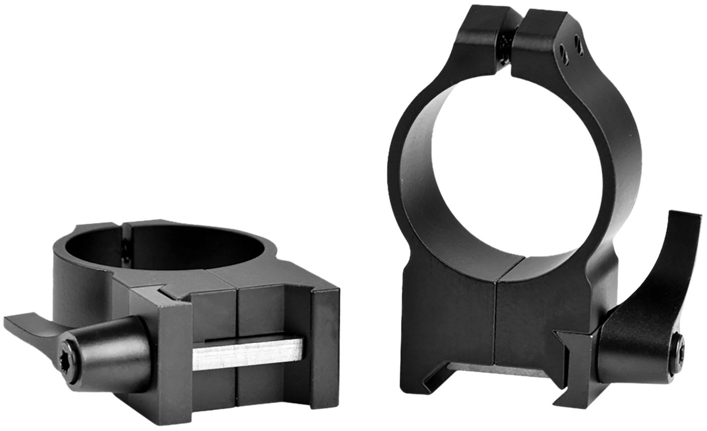 Warne 215LM Maxima Quick Detach Scope Rings, Sintered Steel, Vertical Split