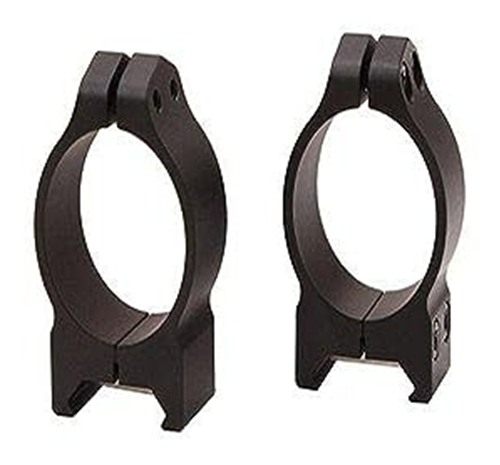 WARNE Scope Mounts Maxima, 30mm, PA, Optic Rings, Low, Matte Black view 2