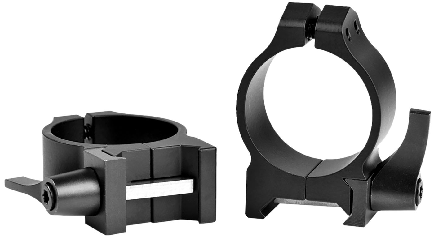 Warne 213LM Maxima Quick Detach Scope Rings, Sintered Steel, Vertical Split