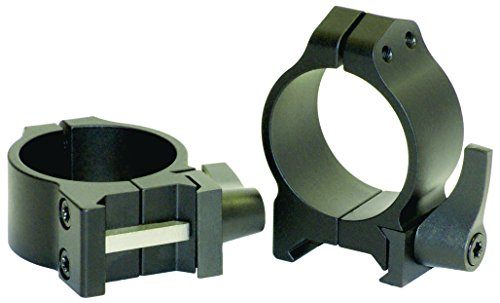 Warne 213LM Maxima Quick Detach Scope Rings, Sintered Steel, Vertical Split view 2