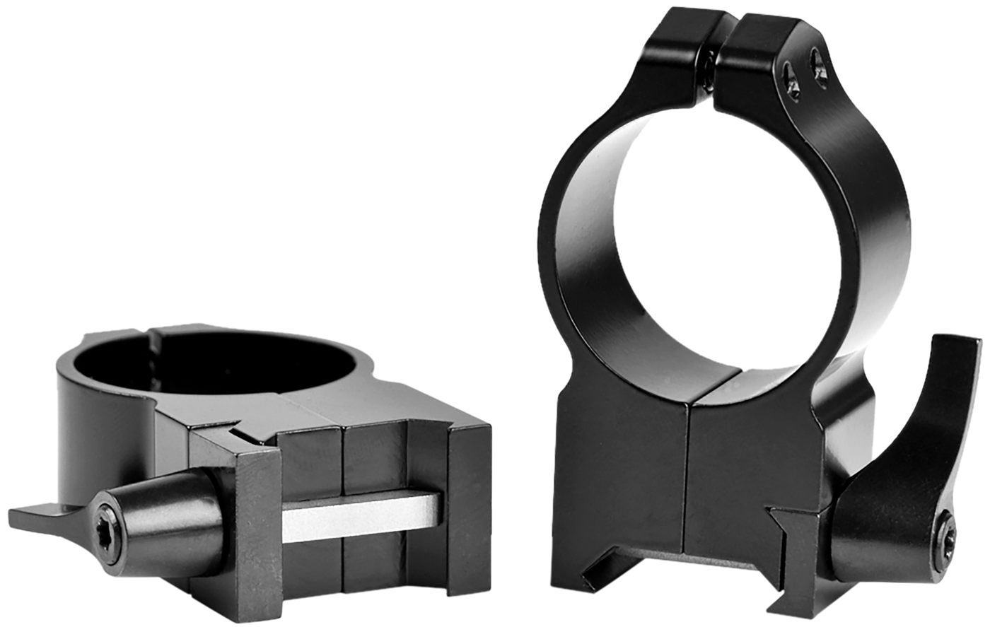 Warne 216LM Maxima Quick Detach Scope Rings, Sintered Steel, Vertical Split