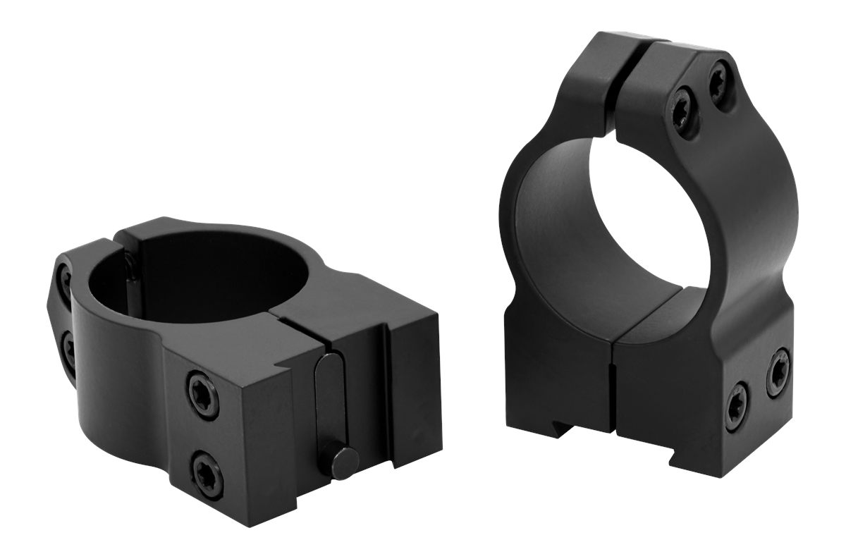 Warne 1TM Tikka Permanently Attached Scope Rings, Solid Steel, Vertically S