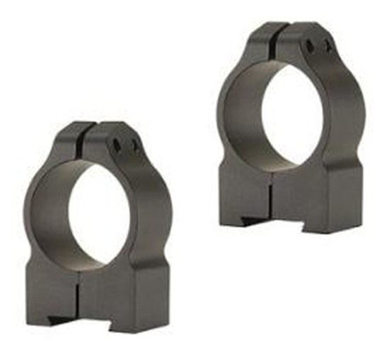 Warne 1TM Tikka Permanently Attached Scope Rings, Solid Steel, Vertically S view 2