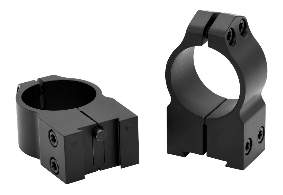 Warne 2TM Tikka Permanently Attached Scope Rings, Solid Steel, Vertically S