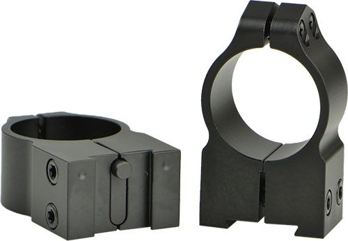 Warne 2TM Tikka Permanently Attached Scope Rings, Solid Steel, Vertically S view 3