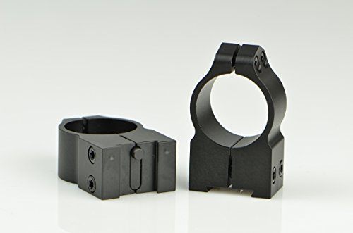 Warne 2TM Tikka Permanently Attached Scope Rings, Solid Steel, Vertically S view 4