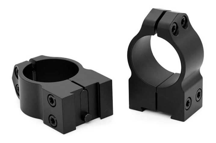 Warne 15TM Tikka Permanently Attached Scope Rings, Solid Steel, Vertically view 2