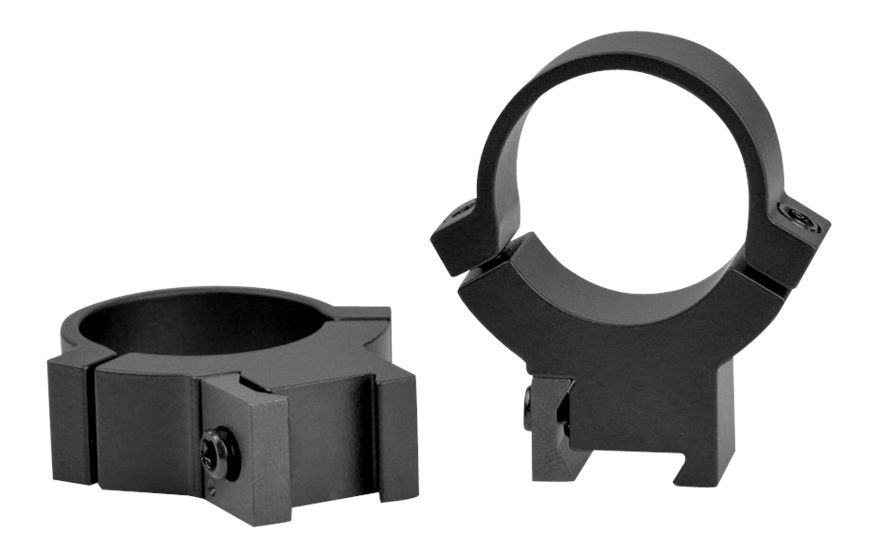 Warne 722M Rimfire Scope Rings, Solid Steel, Horizontal Split, 1 inch, High