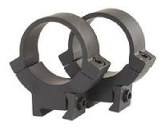 Warne 722M Rimfire Scope Rings, Solid Steel, Horizontal Split, 1 inch, High view 3