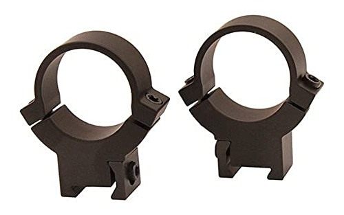 Warne 722M Rimfire Scope Rings, Solid Steel, Horizontal Split, 1 inch, High view 5