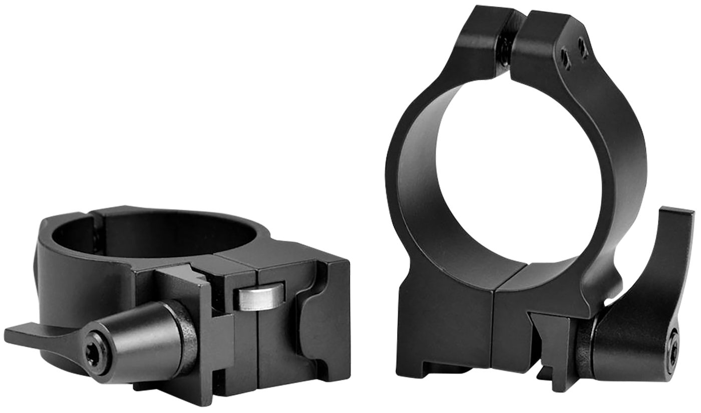 Warne 14RLM Ruger Quick Detach Scope Rings, Solid Steel, Vertically Split