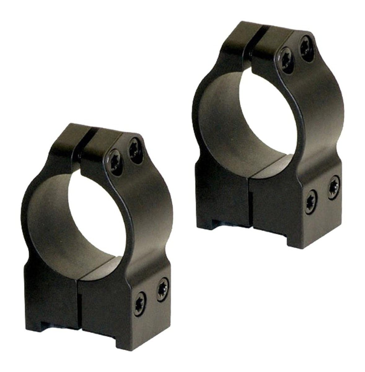 Warne 1RLM Ruger Quick Detach Scope Rings, Solid Steel, Vertically Split, 1