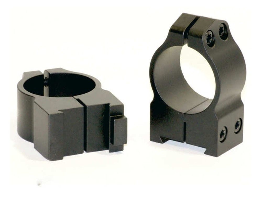 Warne 1BM CZ 550 Permanently Attached Scope Rings, Solid Steel, Vertically