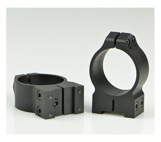 Warne 14B1M CZ Permanently Attached Scope Rings, Solid Steel, Vertically Sp view 3