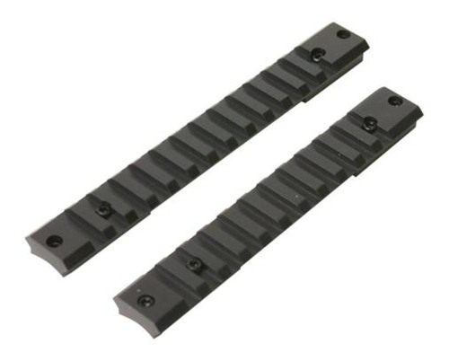 Warne M674M20MOA Tactical Picatinny Rail Matte Black Steel Remington 700/Be view 2