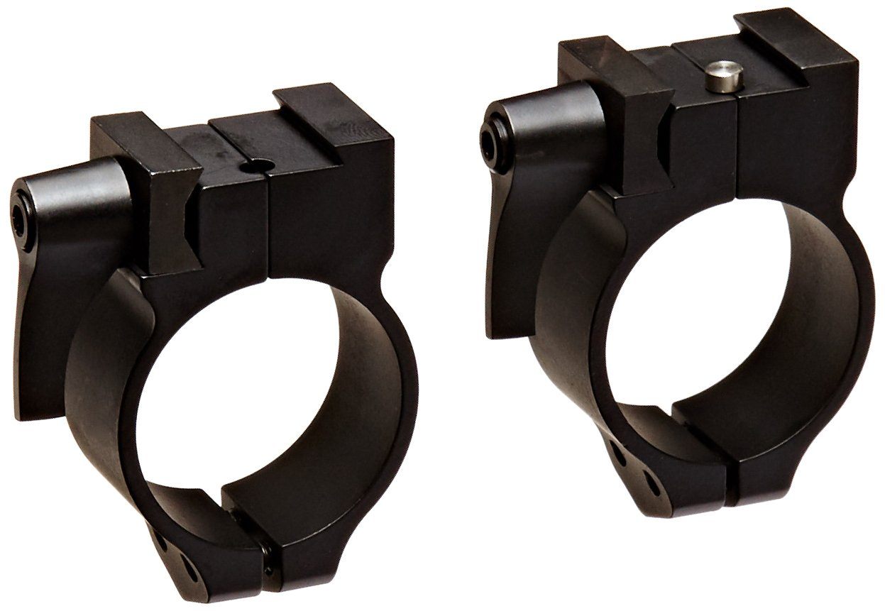 Warne 14TLM Tikka Quick Detach Scope Rings, Solid Steel, Vertically Split