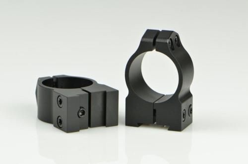 Warne 1B1M CZ Permanently Attached Scope Rings, Solid Steel, Vertically Spl view 2