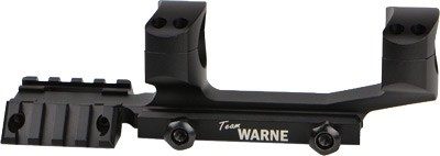 Warne Scope Mounts Ramp 1in Tactical Picatinny Black
