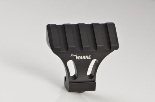Warne A645TW Side Mount Adapter Picatinny Rail Black Aluminum view 3
