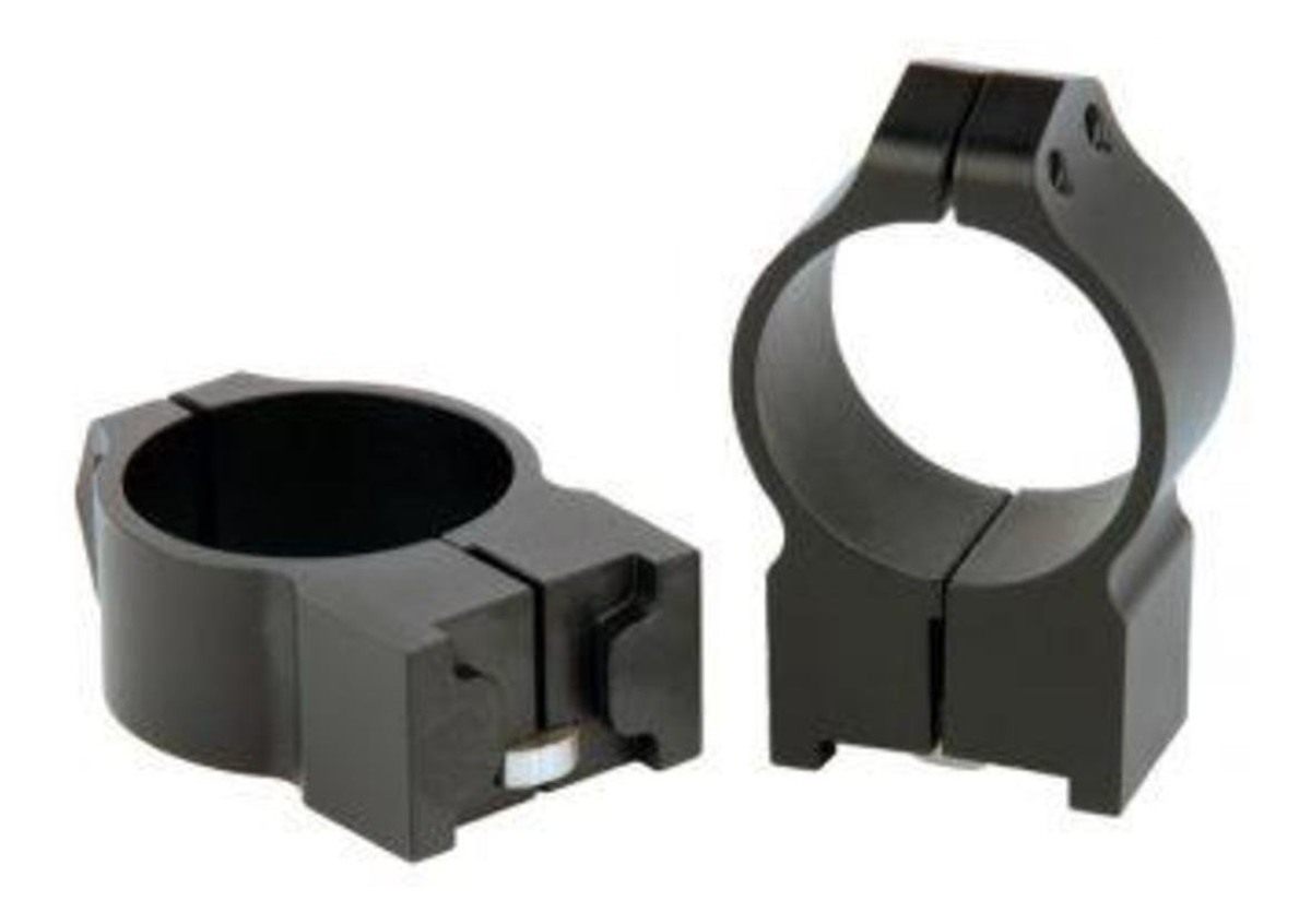 Warne 14R7M Ruger M77 Permanently Attached Scope Rings, Solid Steel, Vertic