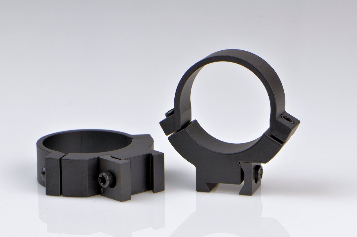 Warne 30mm, Rimfire Med Matte Black, Scope Optic Rings view 2
