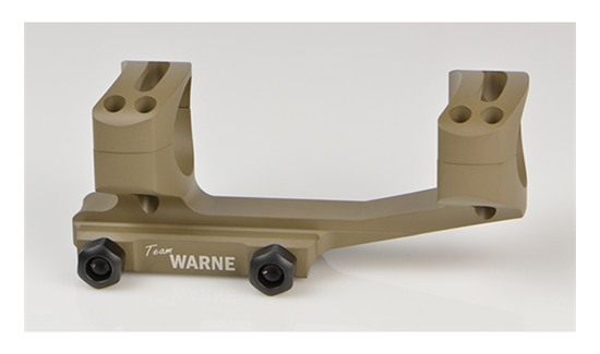 Warne X-Skel Mount 1in Picatinny Dark Earth