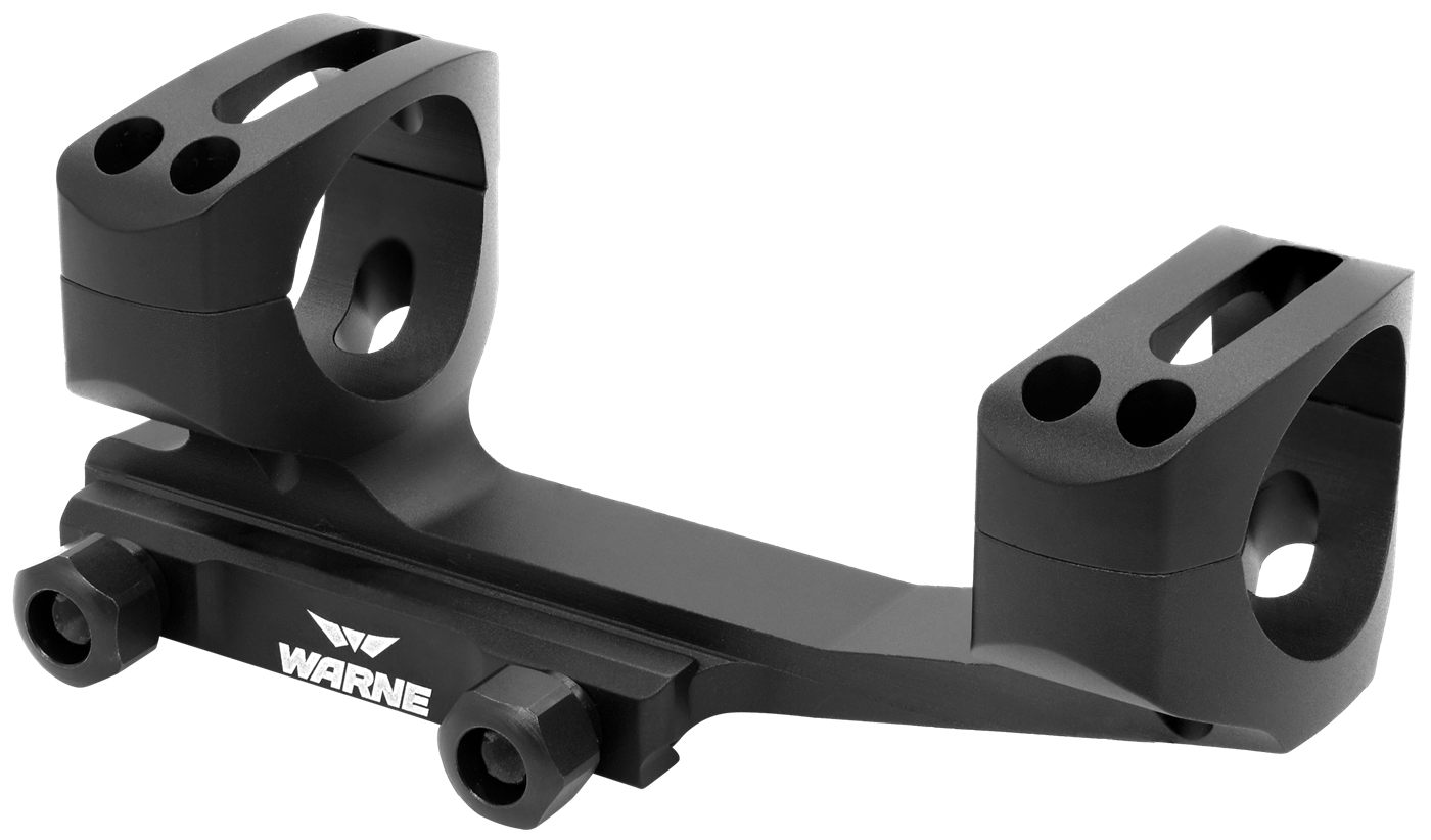 Warne Scope Mounts Tactical Gen 2 X-Skel Extended Cantilevered MSR 1in Blac