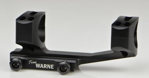 Warne Tactical Gen 2 X-Skel Extended Cantilevered MSR Mount 30mm Black Zero view 4