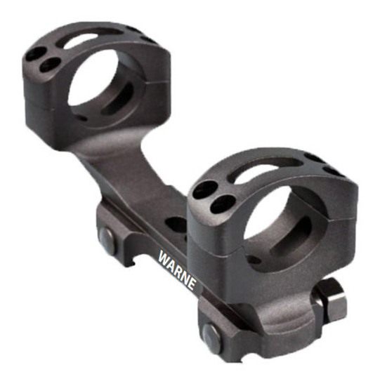 Warne Scope Mounts Tactical Gen 2 X-Skel Extended Cantilevered MSR 34mm Bla view 3