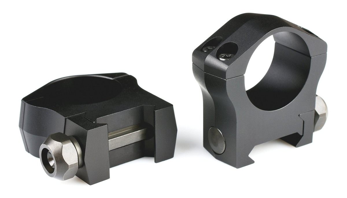 Warne 7201M Mountain Tech Scope Mounts, 7075/T6 Aluminium, Fits Picatinny R