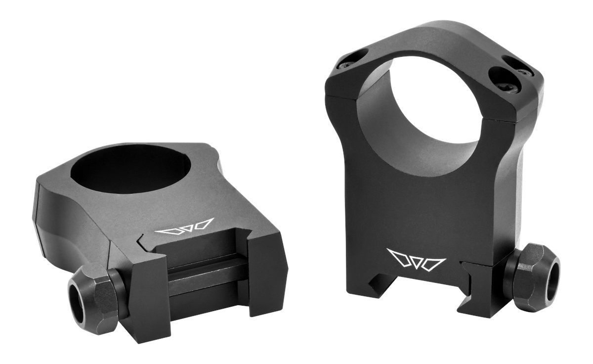Warne 7204M Mountain Tech Scope Mounts, 7075/T6 Aluminium, Fits Picatinny R