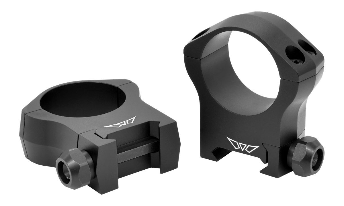 Warne 7215M Mountain Tech Scope Mounts, 7075/T6 Aluminium, Fits Picatinny R