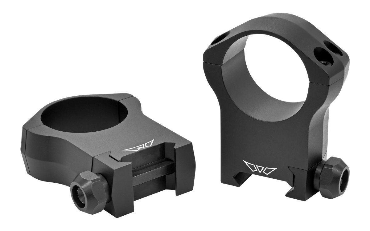 Warne 7217M Mountain Tech Scope Mounts, 7075/T6 Aluminium, Fits Picatinny R