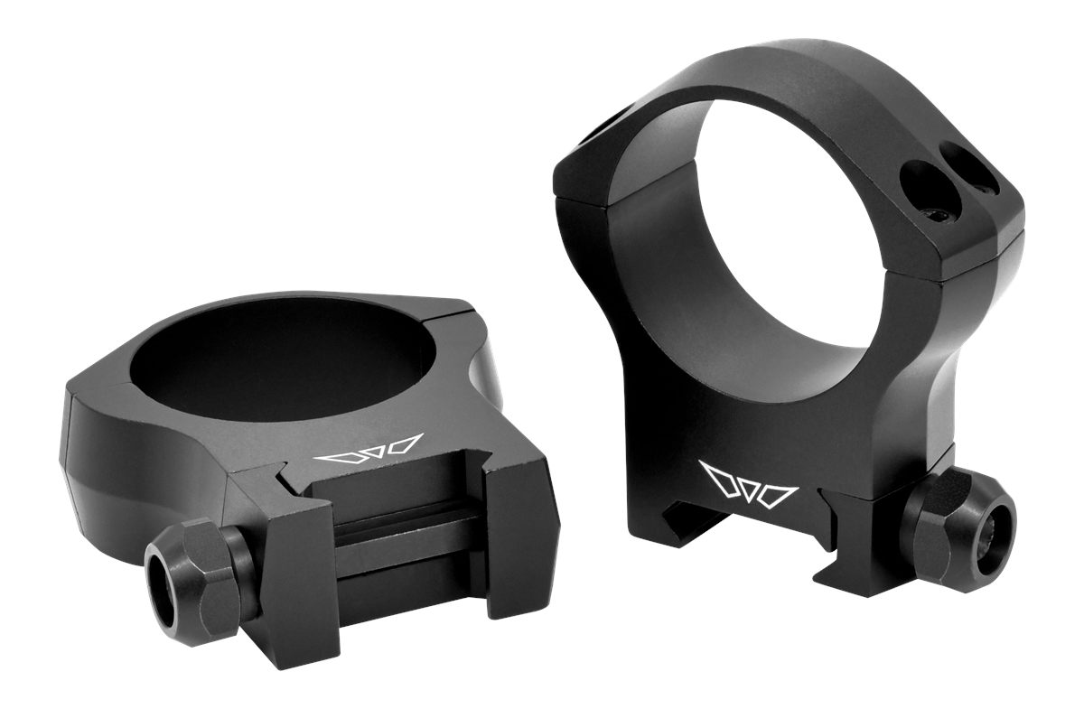 Warne 7222M Mountain Tech Scope Mounts, 7075/T6 Aluminium, Fits Picatinny R