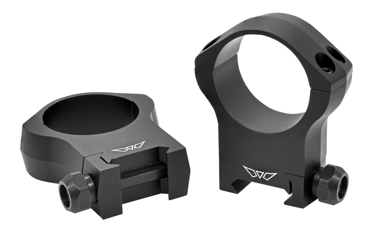 Warne 7224M Mountain Tech Scope Mounts, 7075/T6 Aluminium, Fits Picatinny R