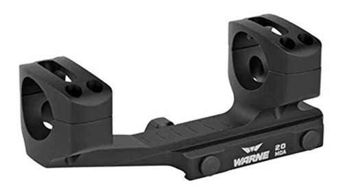Warne LRSKEL1TW 20MOA, Extended Skeletonized 1 inch MSR Mount, in-Built Ste view 2