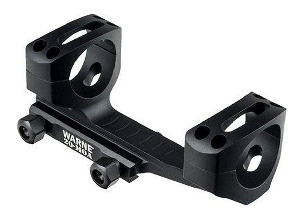 Warne LRSKEL30TW 20MOA, Extended Skeletonized 30mm MSR Mount, in-Built Stee view 2
