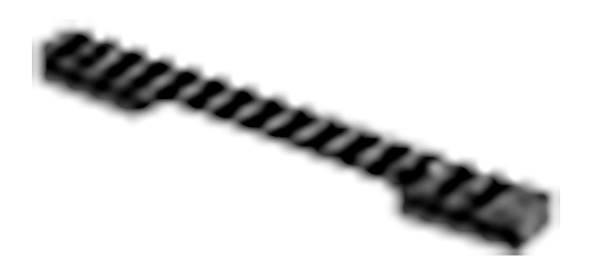 Warne Scope Mounts 764220MOA Mountain Tech Tactical Rail Black Anodized Alu