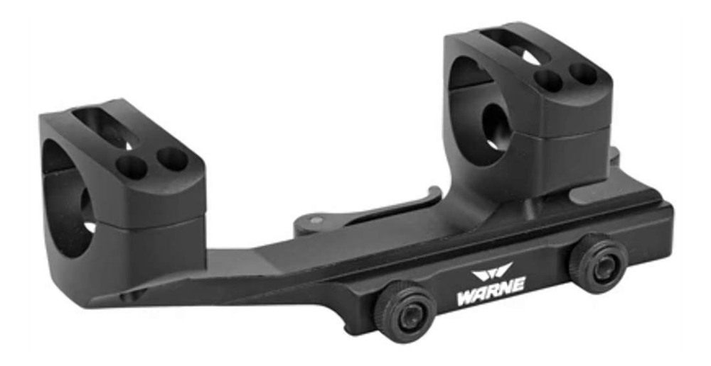 Warne QDXSKEL1TW, 1 inch MSR Mount, 6061/T6 Aluminum, Steel Threaded Insert