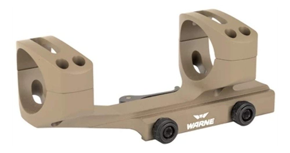 Warne QDXSKEL34DE, 34mm MSR Mount, 6061/T6 Aluminum, Steel Threaded Inserts