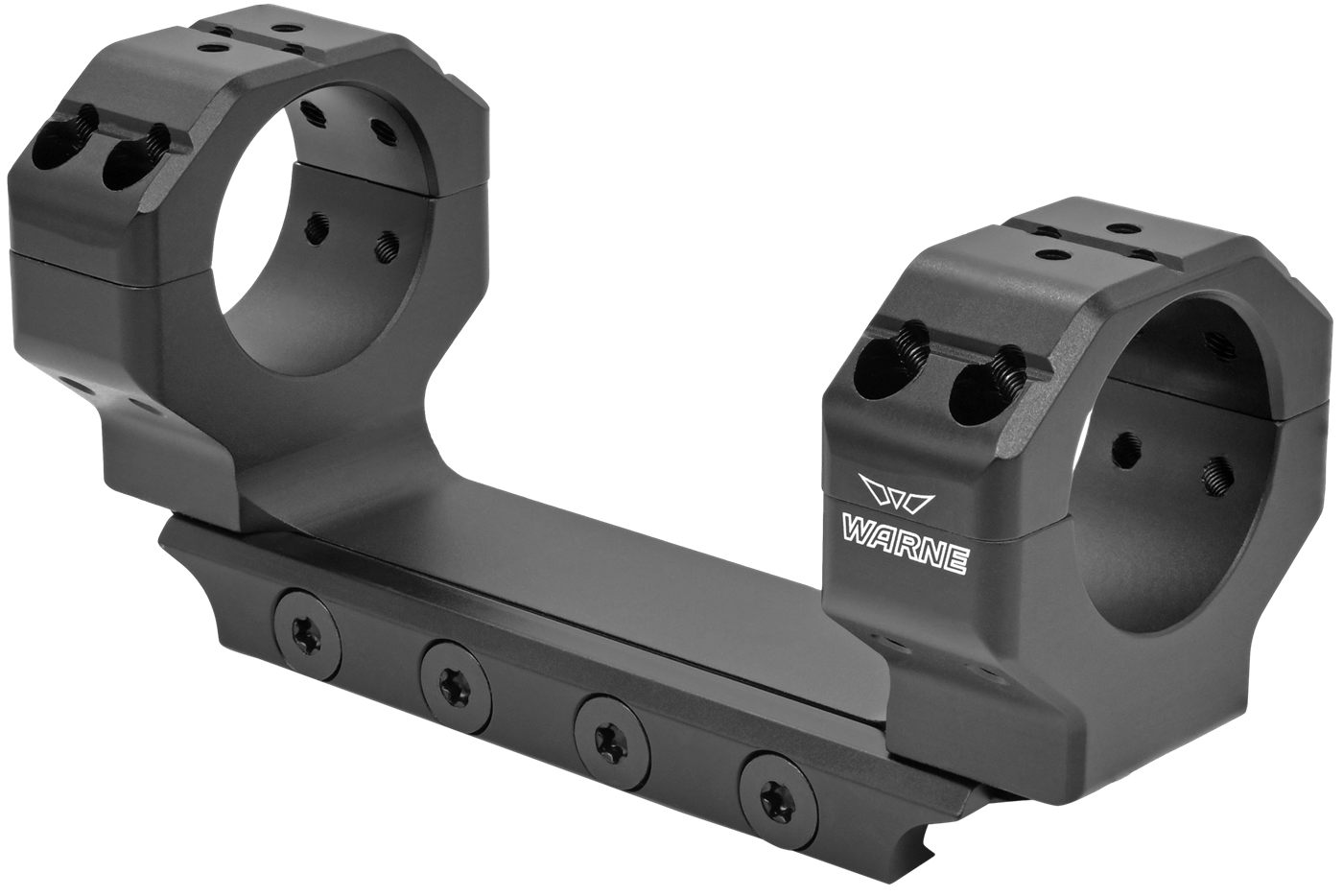 Warne 7817M Precision Mount 30mm MSR Ideal Height, 1 PC, 7075/T6 Aluminum