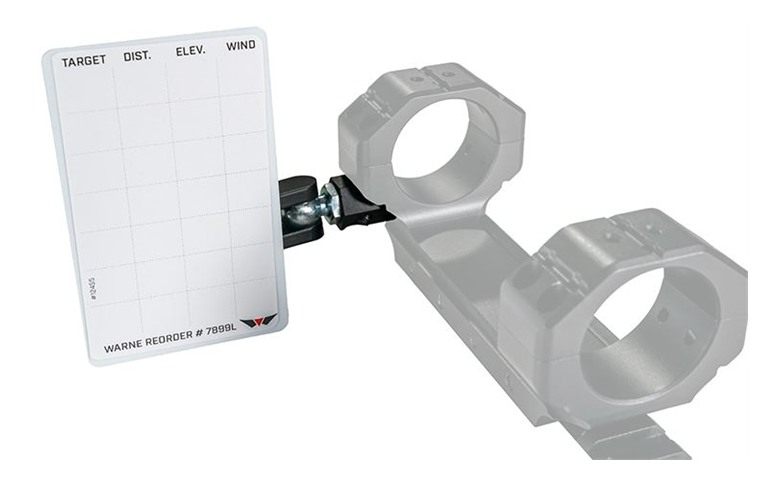 Warne 7854M Precision Mount, Data Card Holder, Aluminum, Attaches to Skylin view 2
