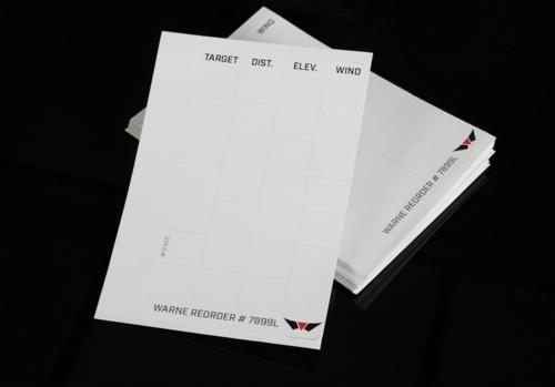 Warne Skyline One Piece Precision Mount Data Card Label Refills, 50pk, 7899 view 2