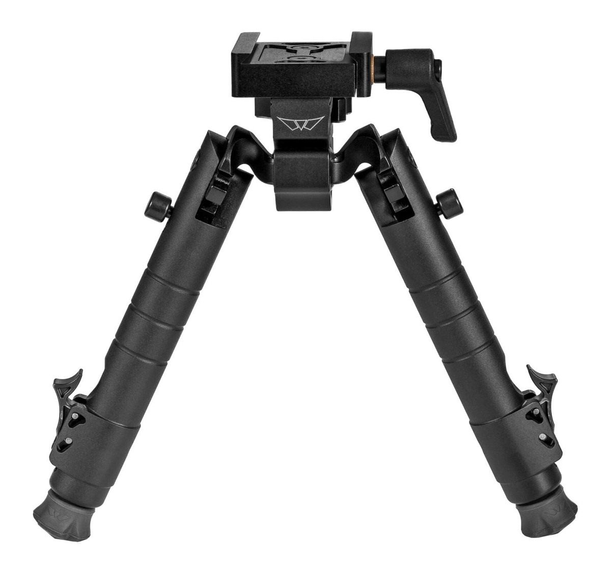 Warne 7902M Precision Bipod, Arca Rail Interface, Rapid Leg Deployment, Com view 2